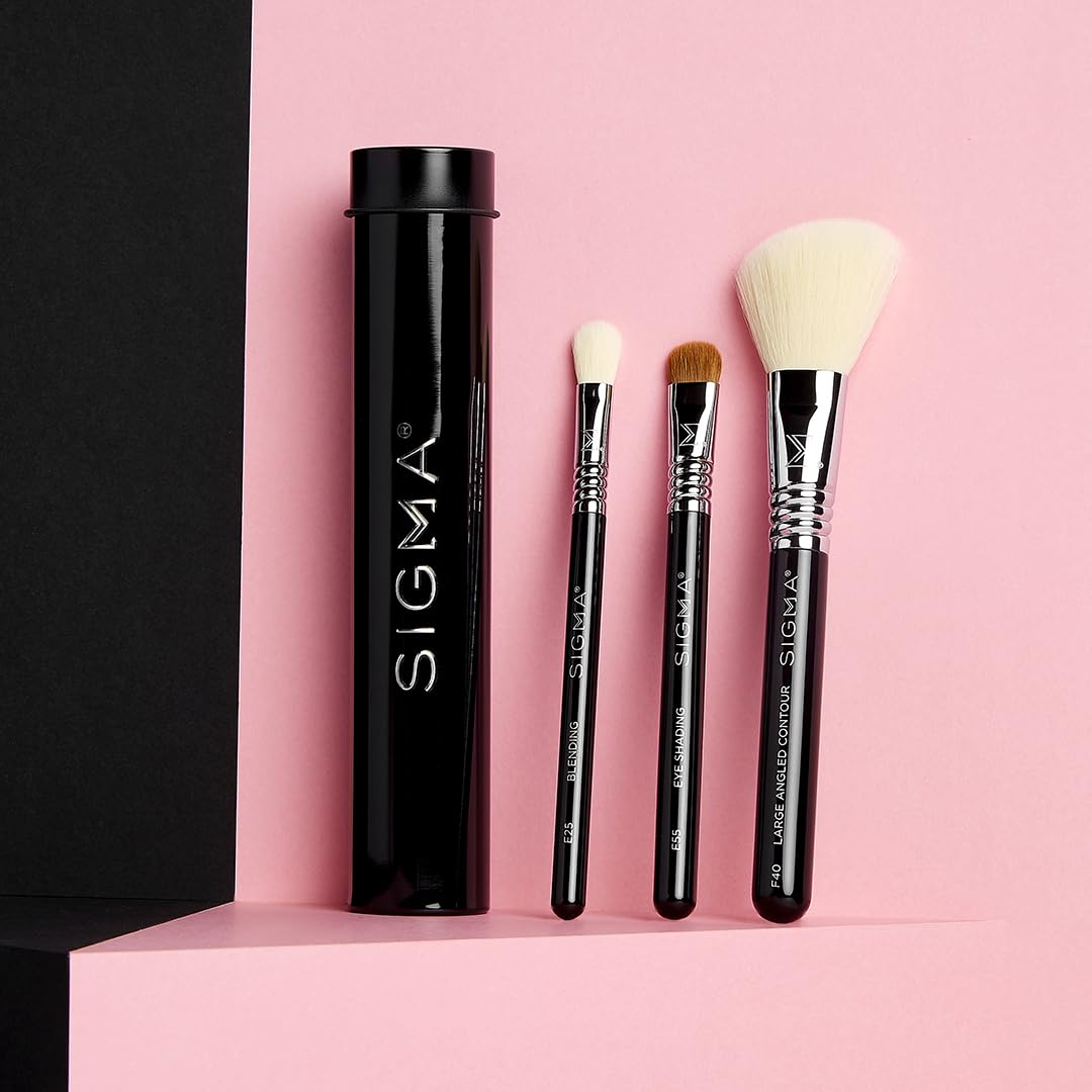 Amazon.co.jp: Sigma Beauty Travel Essential Trio Makeup Brush Set